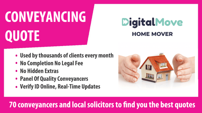 Best Online Conveyancing Quote from over 70 providers