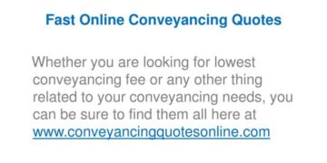 PPT - www.conveyancingquotesonline.com - Fast Online Conveyancing ...